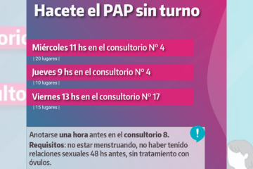 EL HOSPITAL MI PUEBLO REALIZA EL PAP SIN TURNO